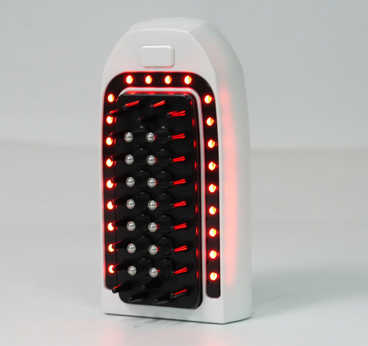Peigne de Massage Électrique – Vibration Haute Fréquence & Lumière Rouge pour Soin du Cuir Chevelu - Electryx