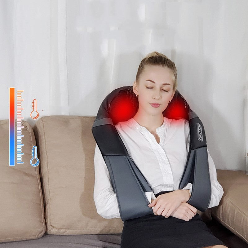 Châle de Massage Multifonction – Pétrissage 4D & Chauffage Apaisant pour Cou, Épaules et Dos - Electryx
