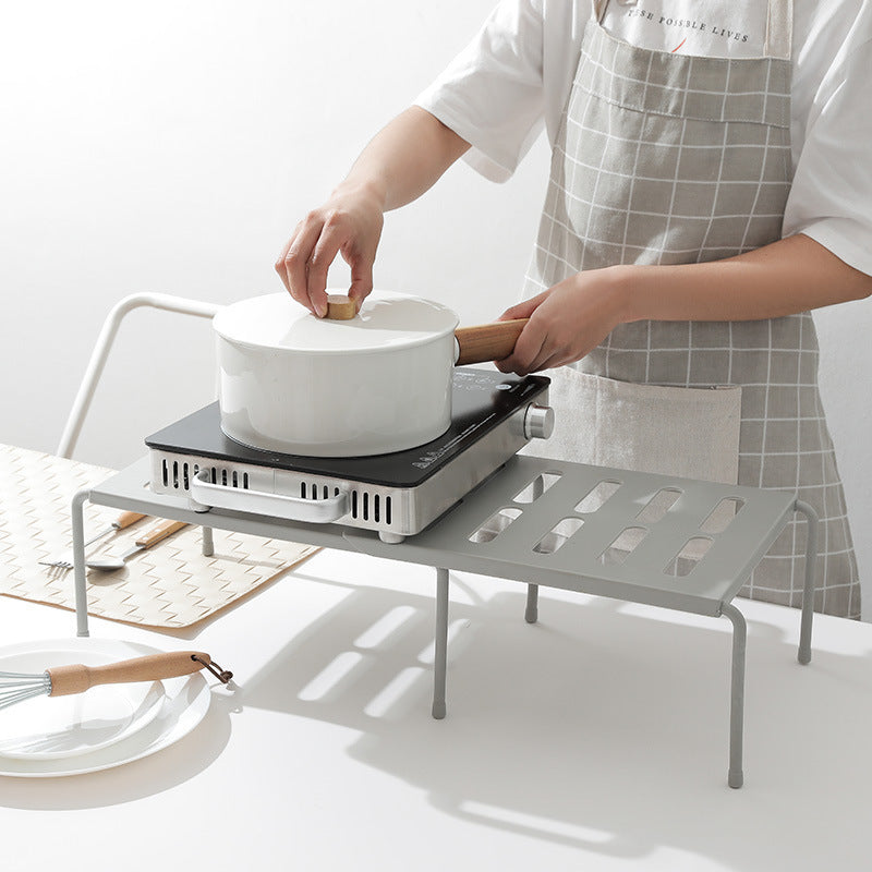 Telescopic kitchen rack kitchen supplies rack - Electryx