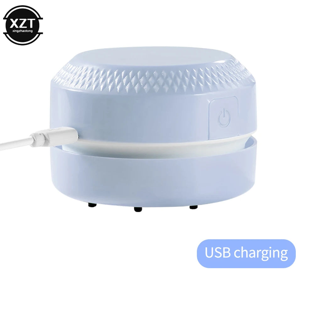 Desktop Cleaner Mini Portable Vacuum Cleaner Office Corner Desk Dust Collector Home Table Sweeper Desktop Coffee Powder Cleaner - Electryx
