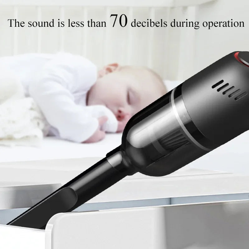 Portable Car Vacuum Cleaner For Machine Home Appliance Wireless Vacuum Cleaner For Home 8000Pa Strong Suction Car Products - Electryx
