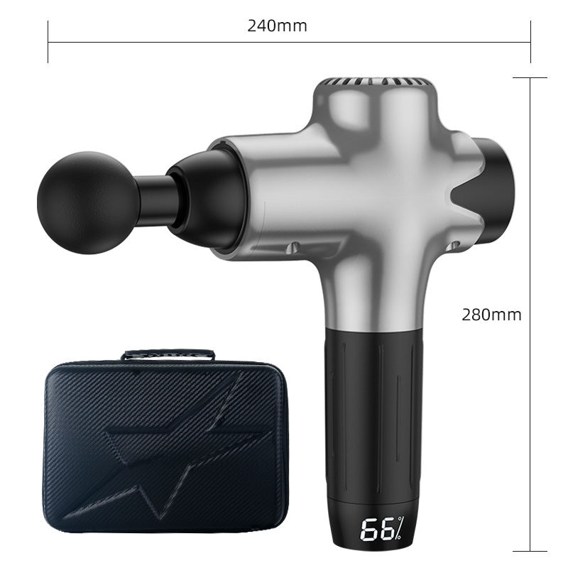 Pistolet de Massage avec Chaleur – Physiothérapie & Rééducation Musculaire, Silencieux et Portable - Electryx