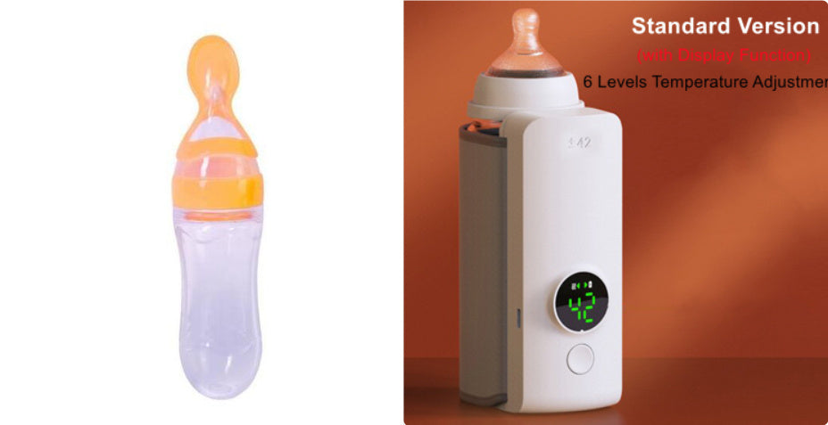 Portable Wireless Rechargeable Baby Bottle Warmer USB Charging And Heating Bag Portable Constant Temperature Milk Warmer Universal Bottle Insulation Sleeve - Electryx