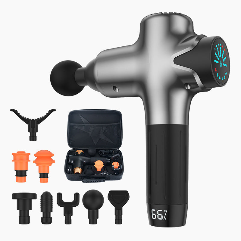 Pistolet de Massage avec Chaleur – Physiothérapie & Rééducation Musculaire, Silencieux et Portable - Electryx