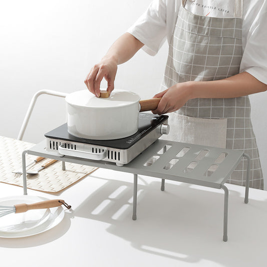 Telescopic kitchen rack kitchen supplies rack - Electryx