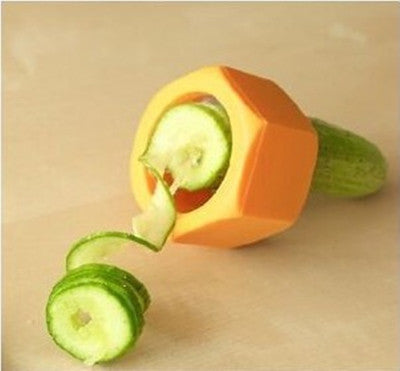 Kitchen Gadgets Spiral Knife Vegetable Cutter Kitchen Fixture Cucumber Slicer - Electryx