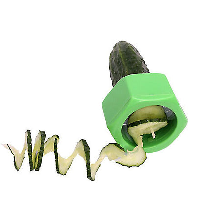 Kitchen Gadgets Spiral Knife Vegetable Cutter Kitchen Fixture Cucumber Slicer - Electryx