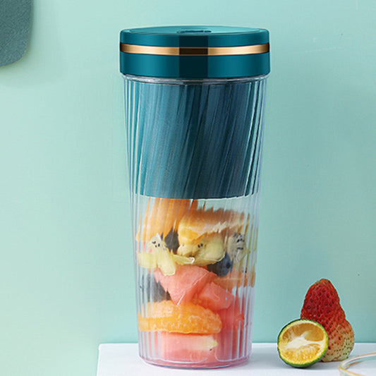 Portable Blender Mini Home Fruit Juicer Cup Wireless USB Electric Fruit Juice Machine - Electryx