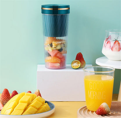 Portable Blender Mini Home Fruit Juicer Cup Wireless USB Electric Fruit Juice Machine - Electryx