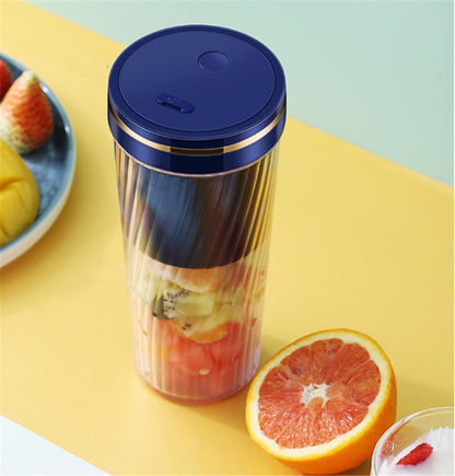 Portable Blender Mini Home Fruit Juicer Cup Wireless USB Electric Fruit Juice Machine - Electryx