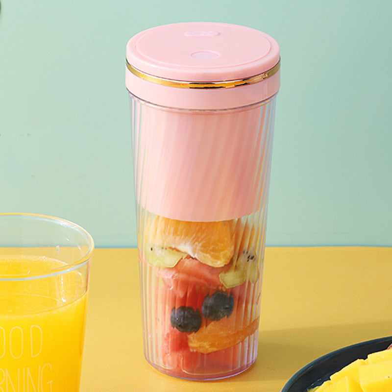 Portable Blender Mini Home Fruit Juicer Cup Wireless USB Electric Fruit Juice Machine - Electryx