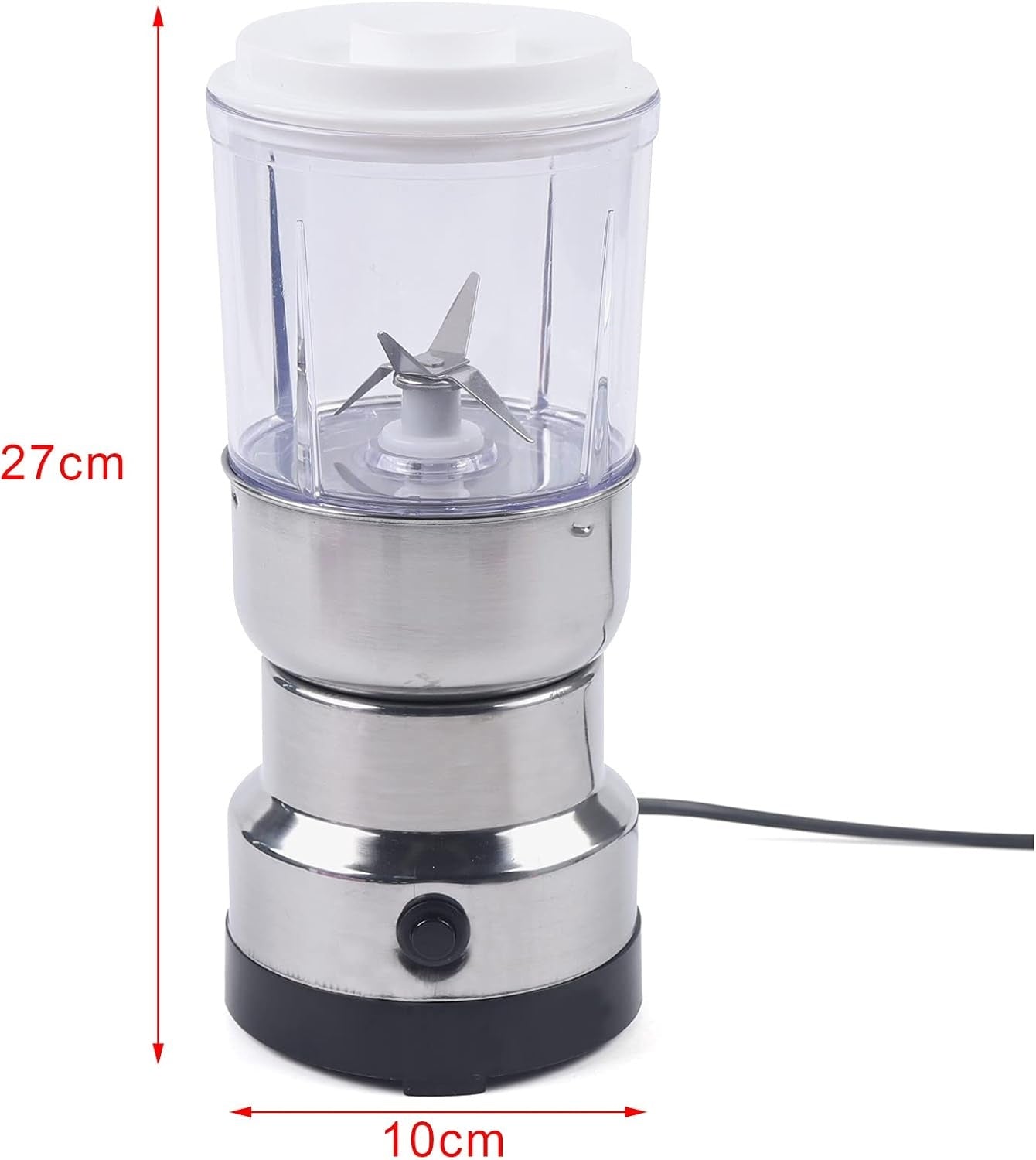 300W Electric Coffee Grinder Grinding Milling Bean Nut Spice Matte Blade Blender - Electryx