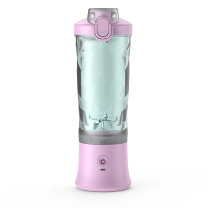Portable Blender 600ML Electric Juicer Fruit Mixers 4000mAh USB Rechargeable Smoothie Mini Blender Personal Juicer Colorf - Electryx