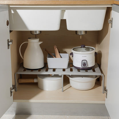 Telescopic kitchen rack kitchen supplies rack - Electryx