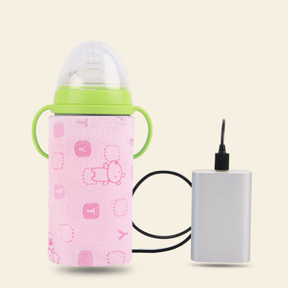 Baby Bottle Warmer Insulation Cover USB Car Portable - Electryx