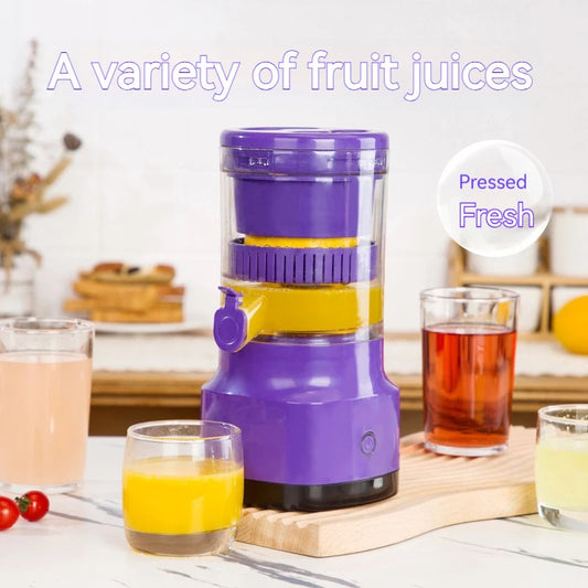 Electric Orange Juicer Lemon Juicer Squeezer Usb Rechargeable Citrus Juicer Machines Usb Rechargeable Portable Blender Kitchen Gadgets - Electryx