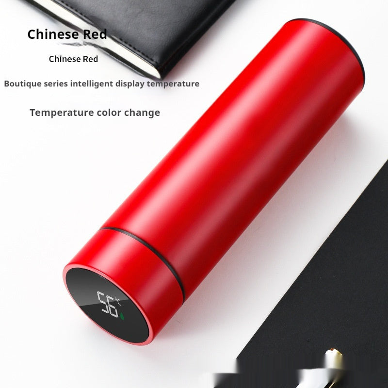 Smart Temperature Display High-grade Insulated Bottle Portable Large Capacity - Electryx