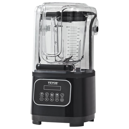 VEVOR Professional Blender With Shield, Commercial Countertop Blenders, 68 Oz  Blender Combo, Stainless Steel 9 Speed & 5 Functions Blender, For Shakes, Smoothies, Peree, And Crush Ice, Black - Electryx