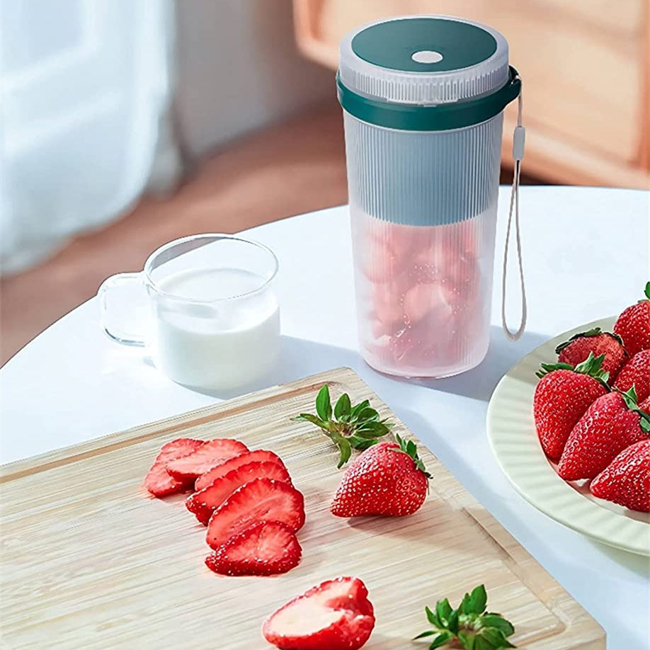 Multi-Function Portable Blender Electric Juicer Cup Sports Bottle Fruit Blender USB Rechargeable Smoothie Blender Fruits Juicer Extractor - Electryx