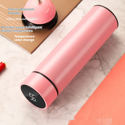 Smart Temperature Display High-grade Insulated Bottle Portable Large Capacity - Electryx