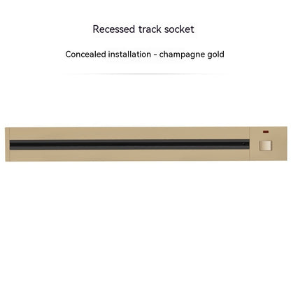 Concealed Wall Socket Electrical Rail For Kitchen - Electryx