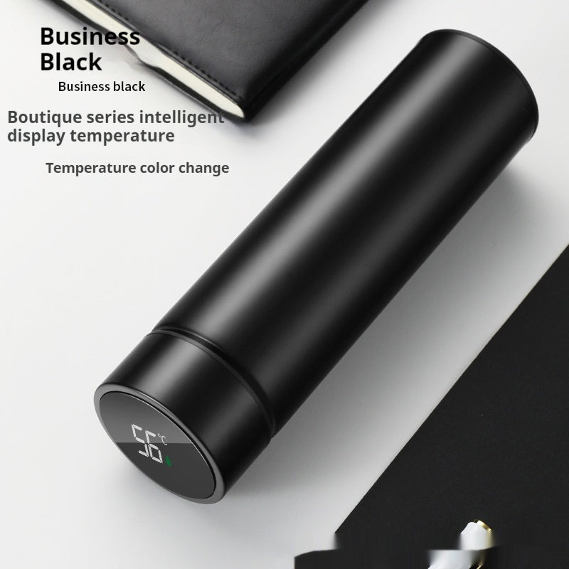 Smart Temperature Display High-grade Insulated Bottle Portable Large Capacity - Electryx