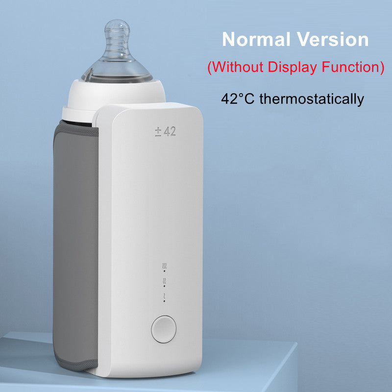 Portable Wireless Rechargeable Baby Bottle Warmer USB Charging And Heating Bag Portable Constant Temperature Milk Warmer Universal Bottle Insulation Sleeve - Electryx