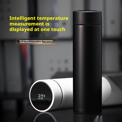 Smart Temperature Display High-grade Insulated Bottle Portable Large Capacity - Electryx