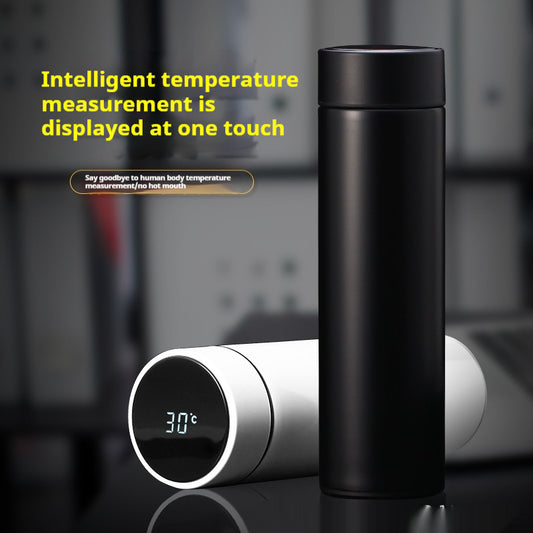 Smart Temperature Display High-grade Insulated Bottle Portable Large Capacity - Electryx