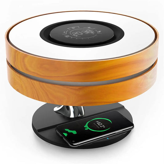 2024  Luxury Trending Product Tree Table Lamp Bt Speaker 10w Wireless Charger Beside Desk Lamp - Electryx