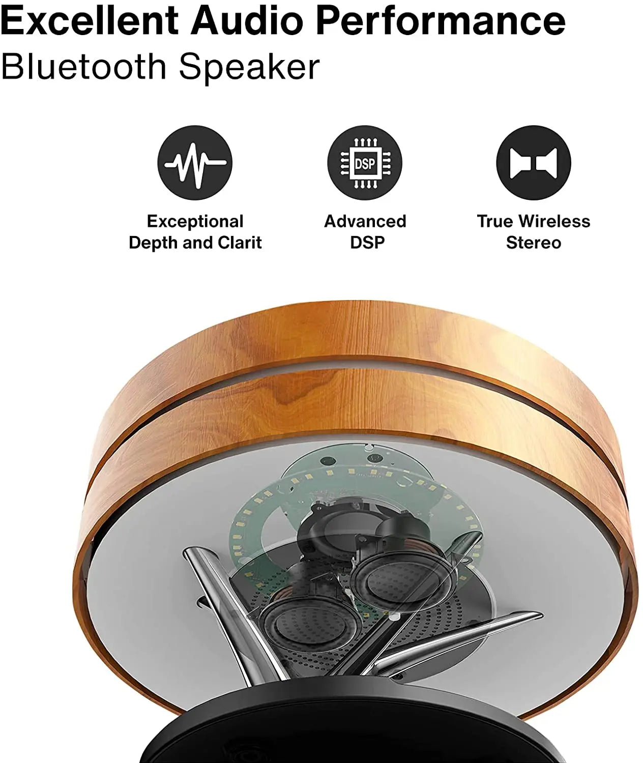 2024  Luxury Trending Product Tree Table Lamp Bt Speaker 10w Wireless Charger Beside Desk Lamp - Electryx