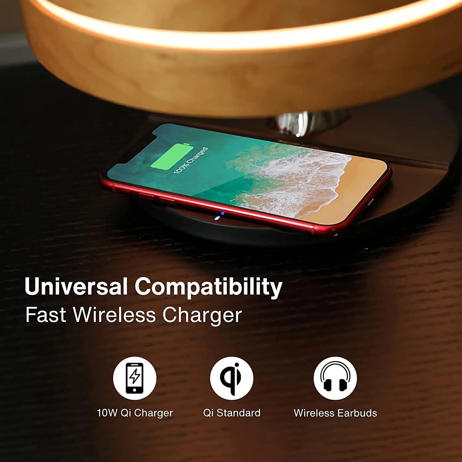 2024  Luxury Trending Product Tree Table Lamp Bt Speaker 10w Wireless Charger Beside Desk Lamp - Electryx