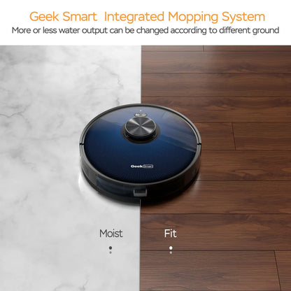 DB Geek Smart L7 Robot Vacuum Cleaner Mop LDS Navigation Wi-Fi Connected APP Selective Room Cleaning MAX 2700 PA for Hotels - Electryx