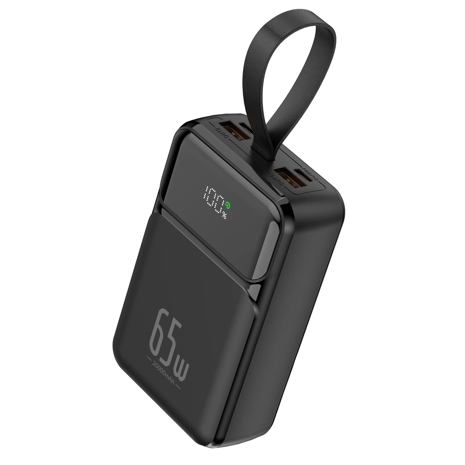 30000mah 65W Type C Battery Charger 5V 9V 12V 15V 19V 20V 5A 3A QC3.0 Portable Laptop Powerbank Usb c Notebook Power Bank 65W - Electryx
