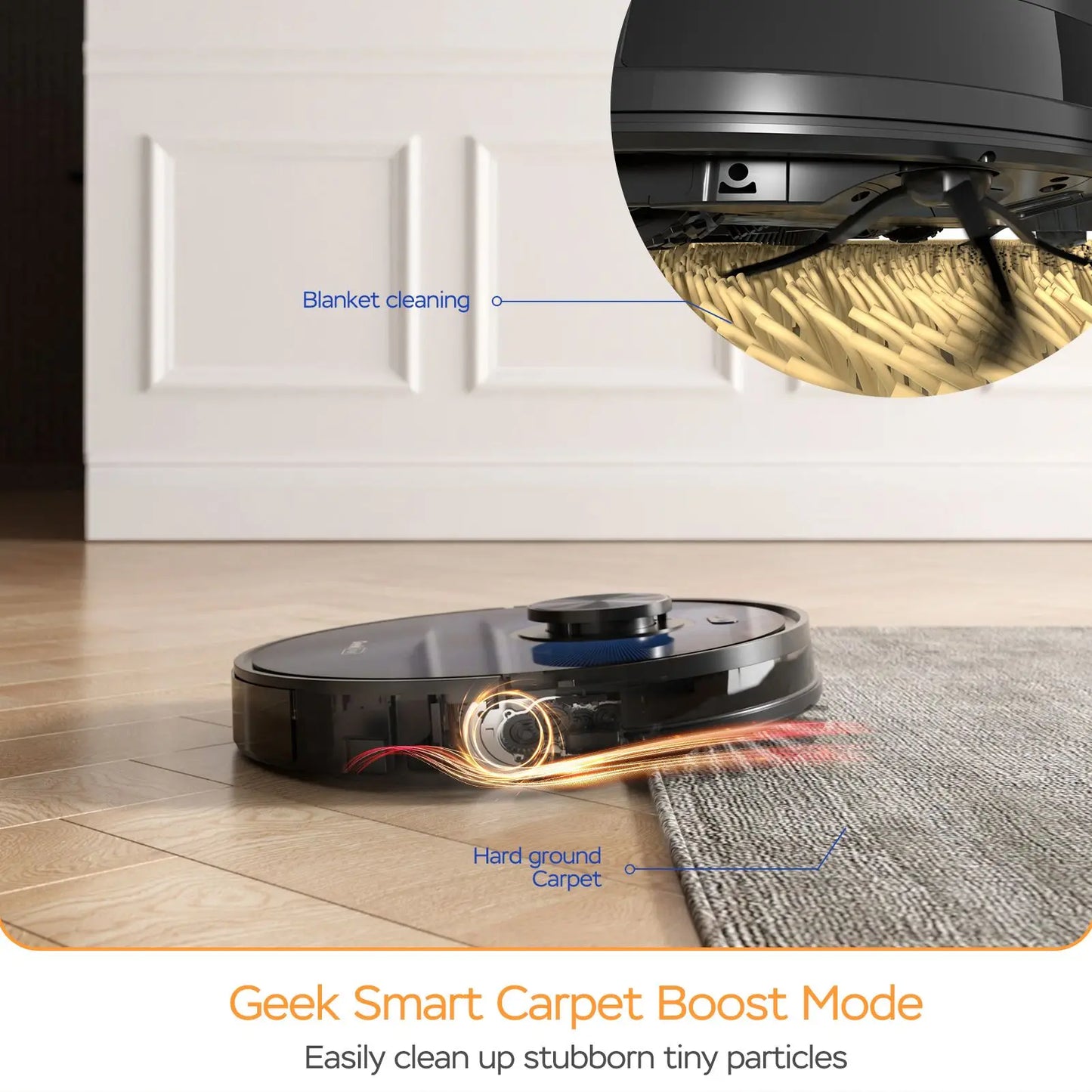 DB Geek Smart L7 Robot Vacuum Cleaner Mop LDS Navigation Wi-Fi Connected APP Selective Room Cleaning MAX 2700 PA for Hotels - Electryx