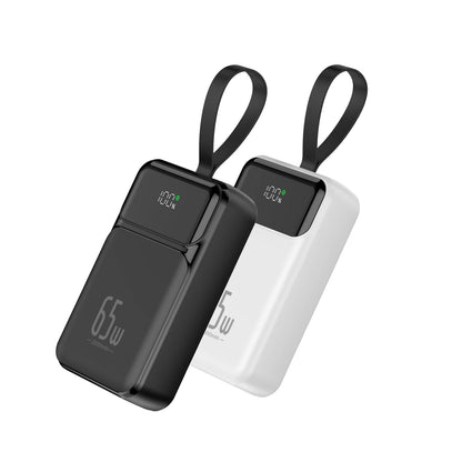 30000mah 65W Type C Battery Charger 5V 9V 12V 15V 19V 20V 5A 3A QC3.0 Portable Laptop Powerbank Usb c Notebook Power Bank 65W - Electryx