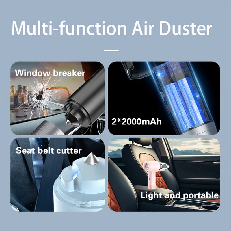 Hot Selling Safety Wholesale Portable Cordless Small Cleaner Rechargeable Mini Car Vacuum Cleaner - Electryx