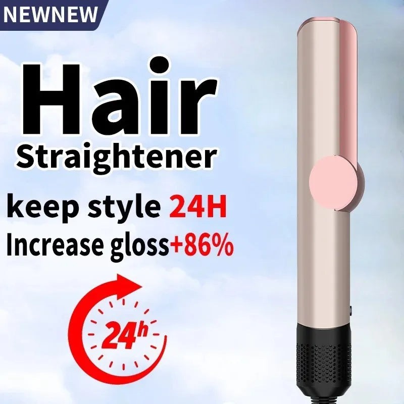 Airstrait Hair Straightener Hair Dryer Negative Ion Hair Styler Long-Lasting Styling Tool Negative Ions Mutli-Styler Blow Dryer - Electryx