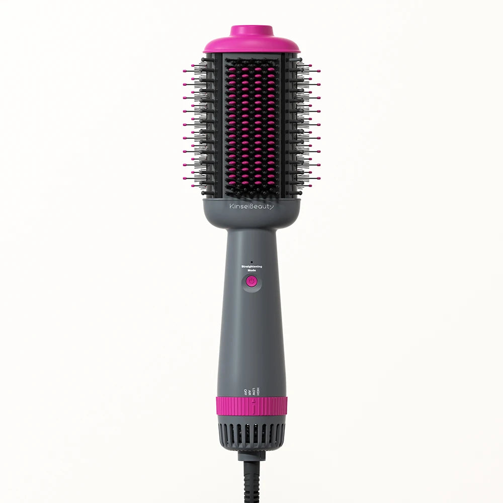Kinseibeauty  Hair dryer Functional 5 In 1 professional hot air comb straight hair curling equipment salon - Electryx