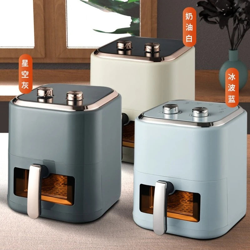 Visual Air Fryer, Large-capacity Household, Barbecue Oven, Multi-functional Integrated Electric Fryer Without Oil Fume - Electryx