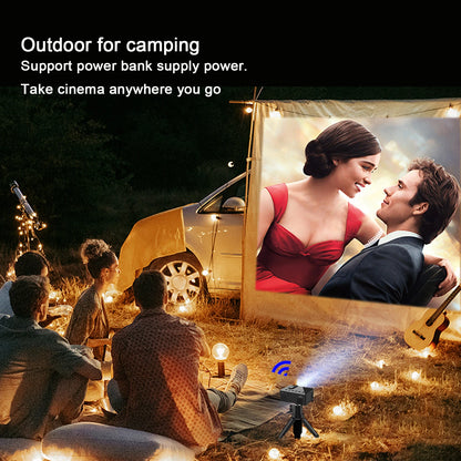 YT100 Mini Projector Mobile Video Wifi Smart Portable Home Theater Wireless Multiscreen for Smartphone Android Cinema Kids Gift - Electryx
