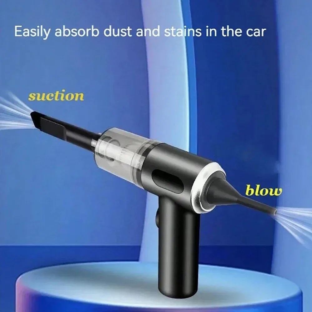 Aspiradora combinada de succión y soplado integrada 3 en 1, aspiradora doméstica con carga USB para coche pequeño - Electryx