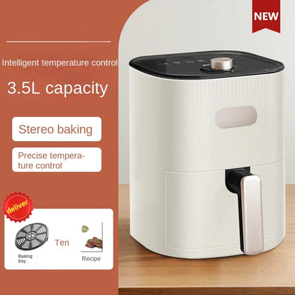 Air fryer, household high-capacity electric fryer, intelligent electric oven, fully automatic and multifunctional - Electryx
