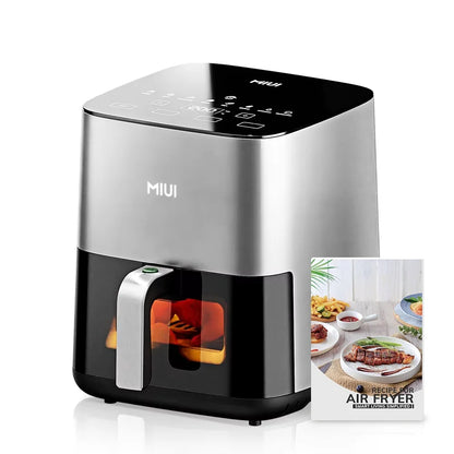 5L Air Fryer, Electric Hot fryer Oven Oilless Cooker with Touch Control & Nonstick Basket & Visible Window, Family Size - Electryx