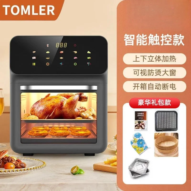 220V Amoi Air Fryer Upgraded Smart Large Capacity Oil Free Automatic No Flip Air Fryer AG - Electryx