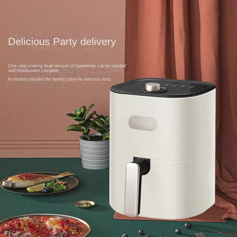 Air fryer, household high-capacity electric fryer, intelligent electric oven, fully automatic and multifunctional - Electryx