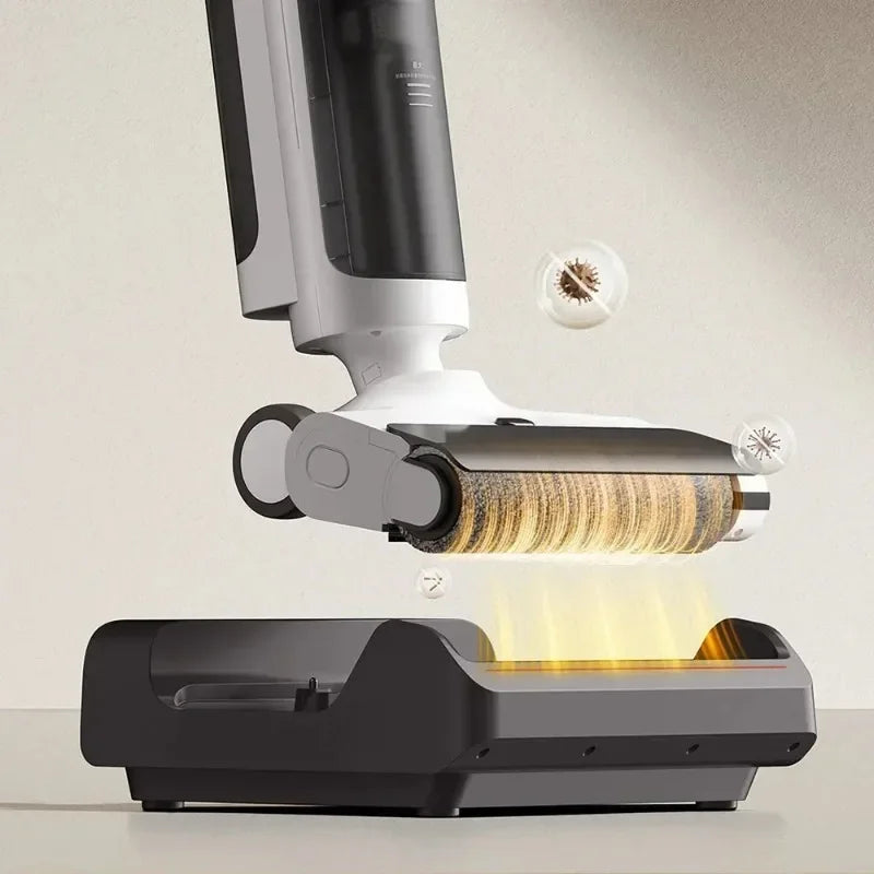 XIAOMI MIJIA Wireless  Floor Washer 4C Wet and Dry Vacuum Cleaner for Home Self Cleaning Crawler Roller Brush Mopping - Electryx