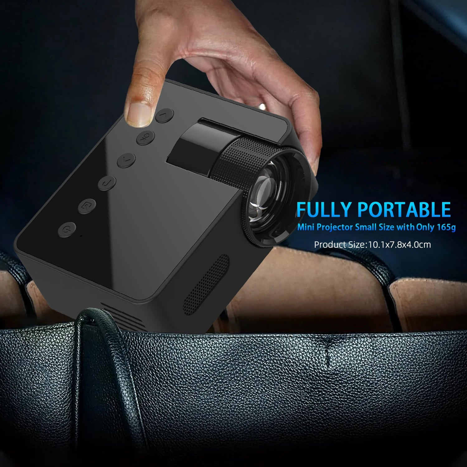 YT100 Mini Projector Mobile Video Wifi Smart Portable Home Theater Wireless Multiscreen for Smartphone Android Cinema Kids Gift - Electryx