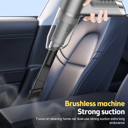 3 in 1 Car Vacuum Cleaner Powerful Air Blower Handheld Cleaning Machine Rechargeable Dust Blower BBQ Fan Swimming Ring Inflator - Electryx