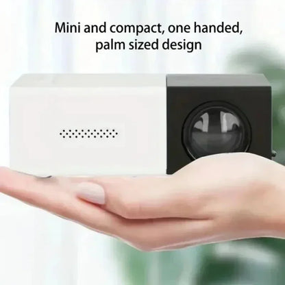 YG300 Projector Smart Home Theater HD Projector Portable Projector Mini Projector Mobile Phone Projection 1080 Outdoor Projecton - Electryx